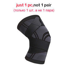 Load image into Gallery viewer, Men Pressurized Elastic Knee Support Brace